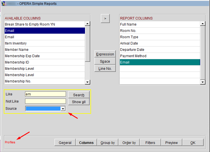 Simple report - add columns